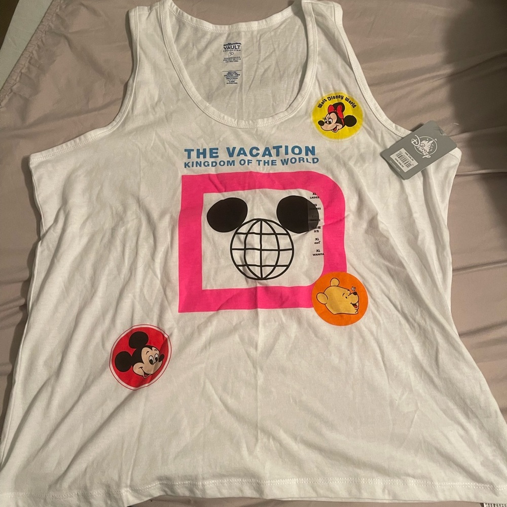 Walt Disney White Tank